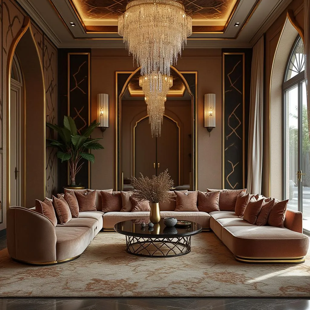 تصميم غرف المعيشة الفاخرة